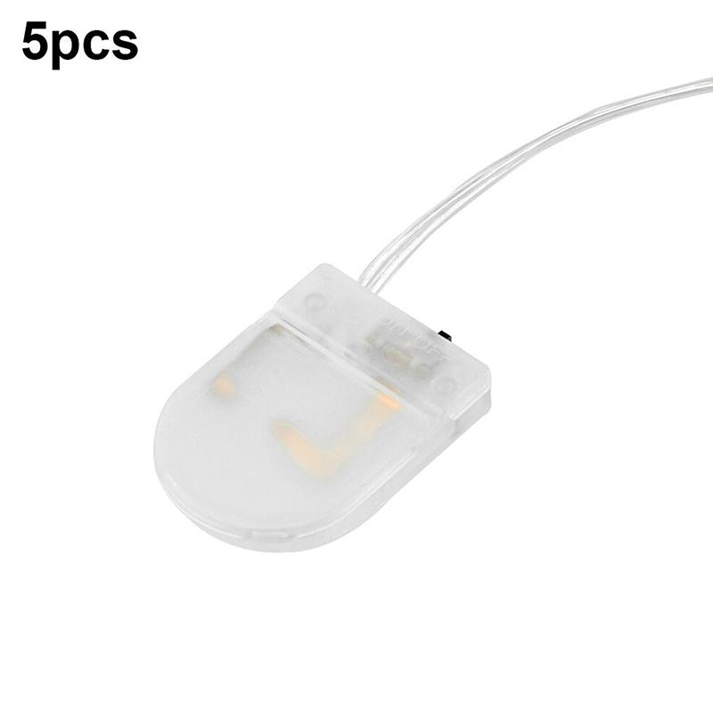 5 pezzi Custodia per batteria a bottone a bottone Cr2032 a slot singolo, custodia da 3 V