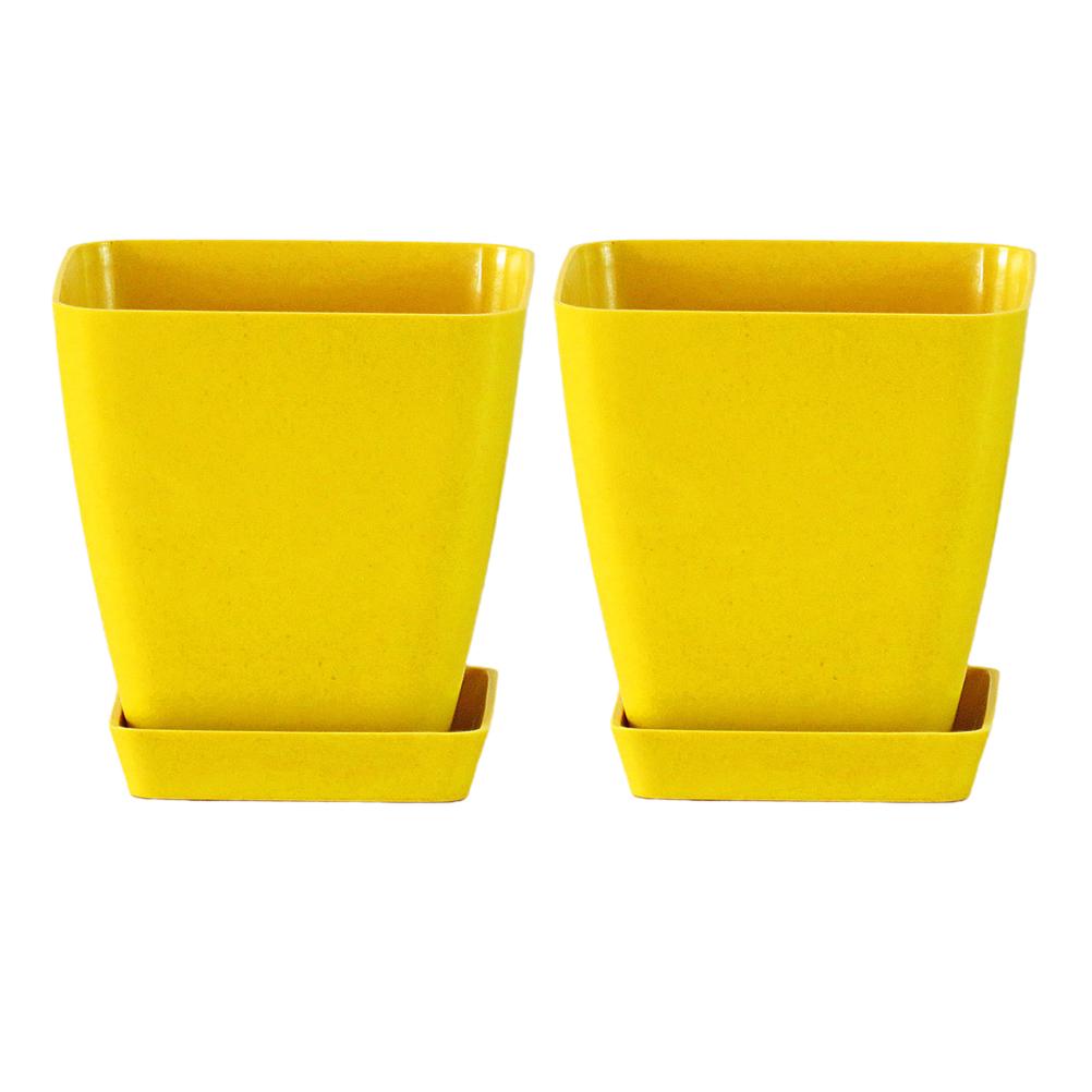 Buy 2 Sets of Small Flower Pots Plant Fiber Succulent Flower Pots