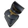 For Honda Suzuki Yamaha Kawasaki Harley Sportster Black Eagle PU Leather Saddle Bag Motorcycle Luggage Left+Right Side Tool Bag