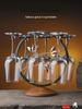 Retro Creative Inverted Wine Glass Rack for Home Decor