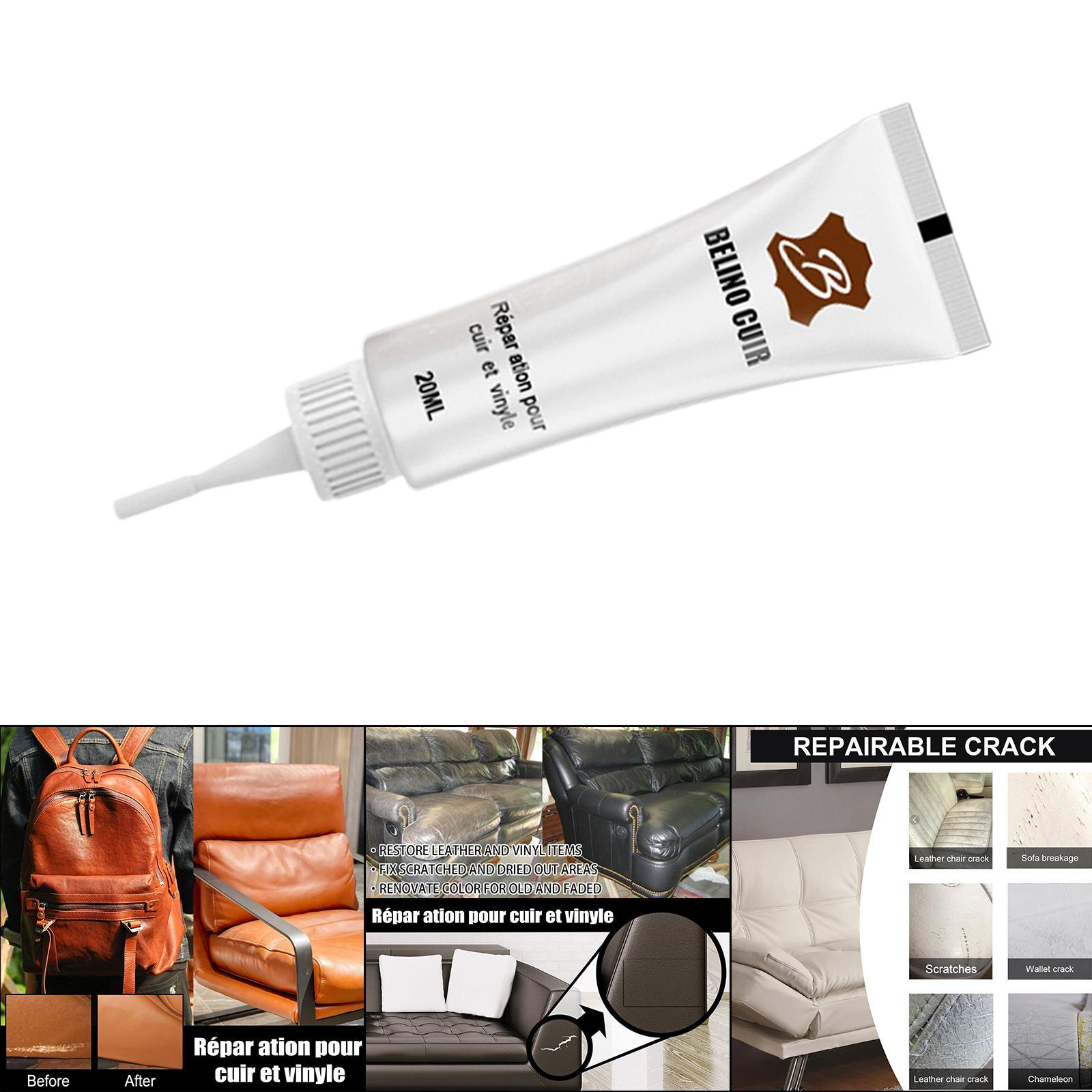 

Leather Recolor Paint, Color Restorer, Easy to Use, Protective Cream, Repair Paint White