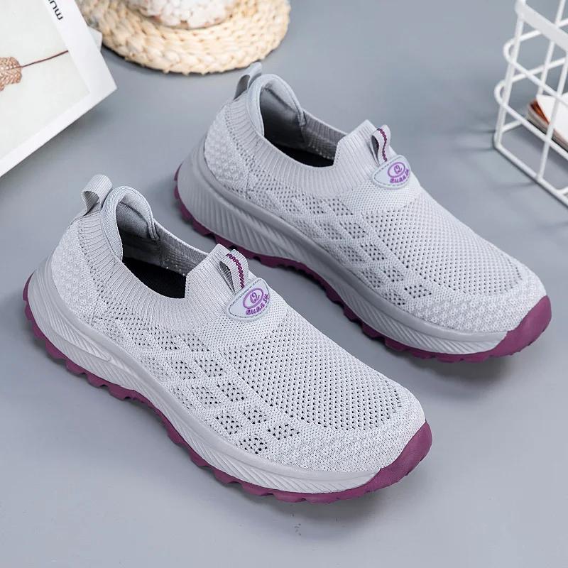 Fashion 2025 New Women Shoes Versatile Mesh Casual Shoes Deodorizing Soft Soled Men's Breathable Sports Shoes Suitable for Full Fitness