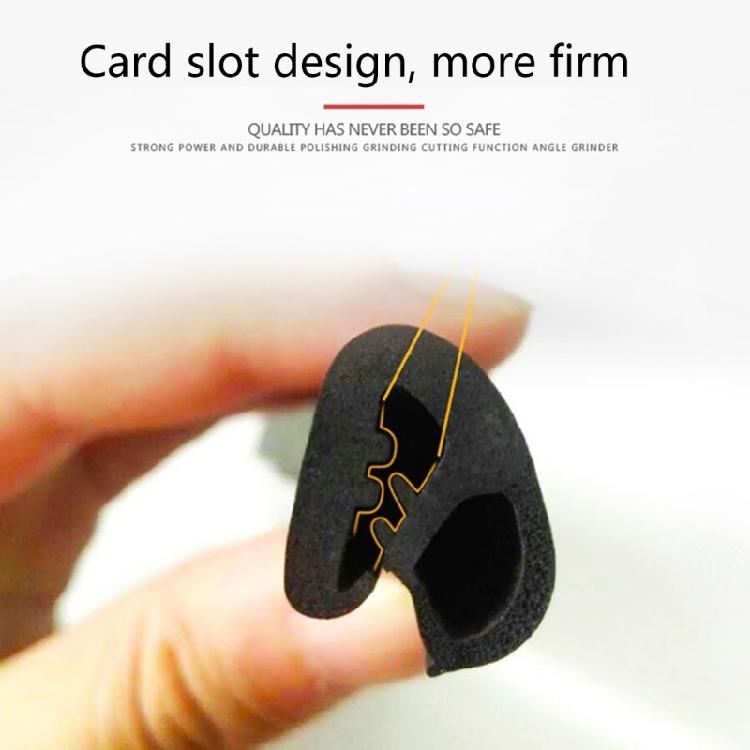 Car Door B Pillar Trim Edge Moulding Rubber Noise Weatherstrip Seal Strip Black