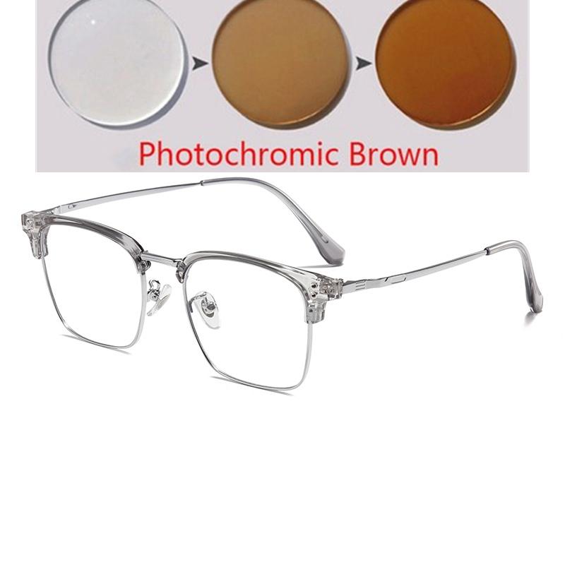 Vintage Literary Student Optical Glasses Women Men Blue Blocking Rays Square Shortsighted Prescription Eyeglasses 0 -0.5 -0.75 To -6
