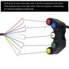 Motorcycle Handlebars Control Switch 5 In 1 Multi Function Headlight Turn Light Horn Switch for 2.2cm Handlebars