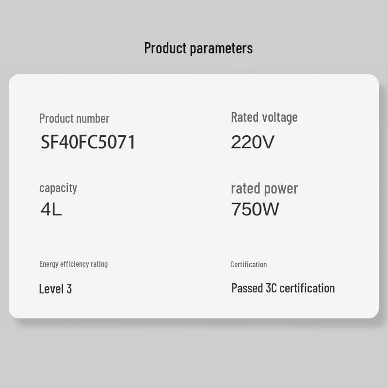 SUPOR 4L Blue Diamond Antihaft-Reiskocher