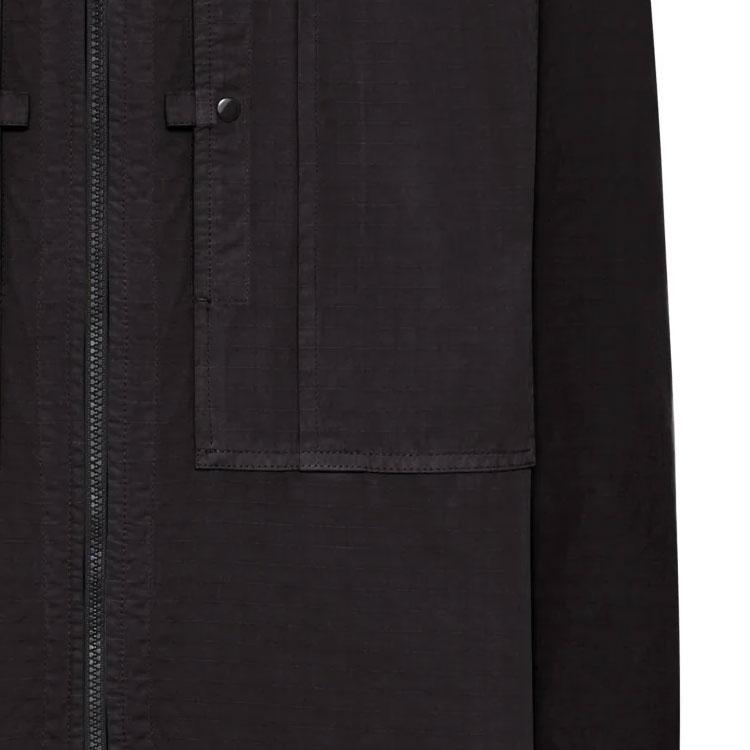 STONE ISLAND Solid Color Pocket Zip Long Sleeve Shirt Men Shirts L1S151200005S0298V0029