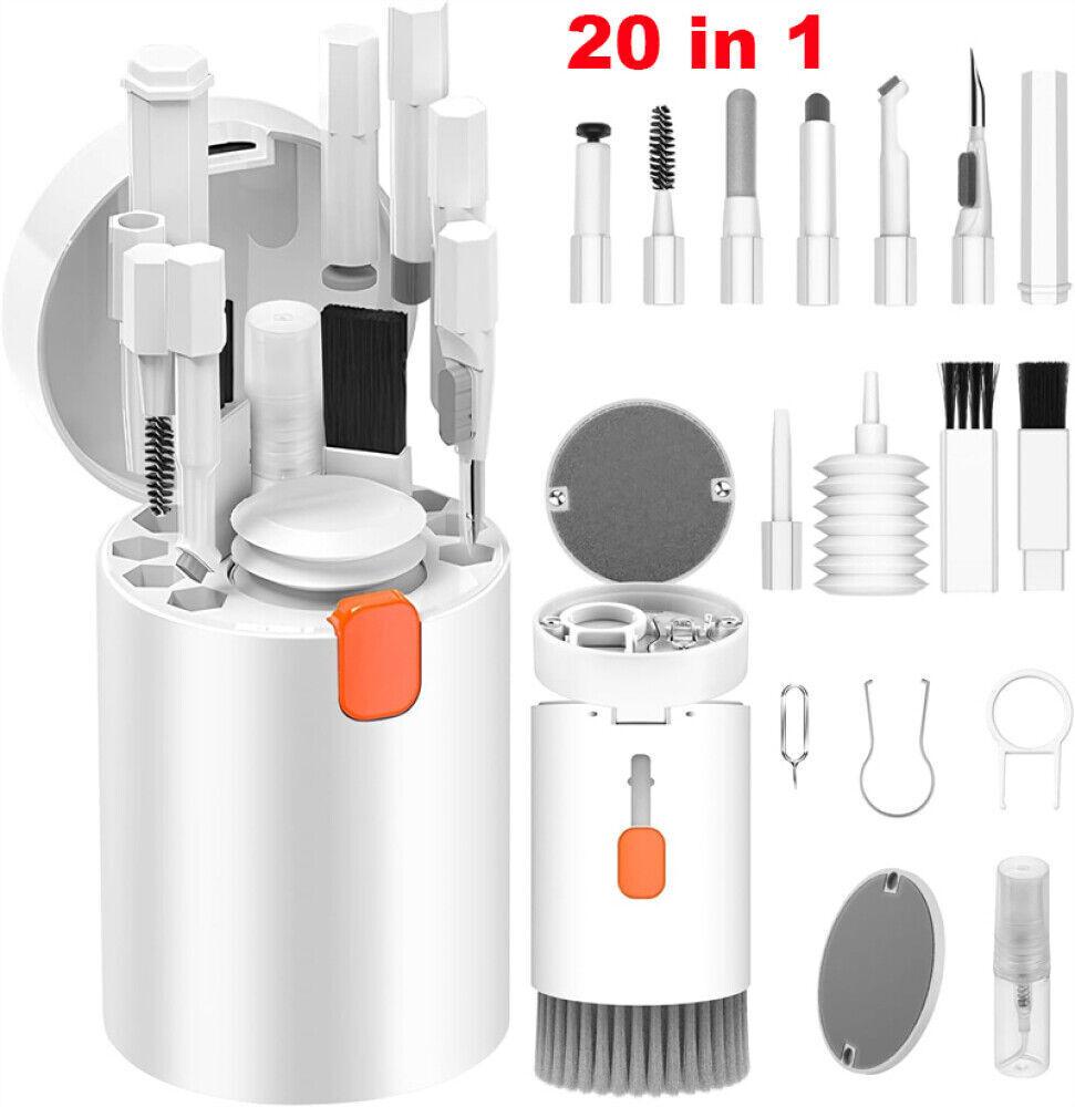 20-in-1 Cleaning Kit Computer Keyboard Cleaner Brush Earphones Cleaning Tools Keycap Puller Kit