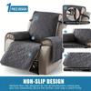 1pcs Waterproof Recliner Cover with Pockets Non-Slip Washable Sofa Protector for Furniture Universal Fit Durable Couch Slipcover