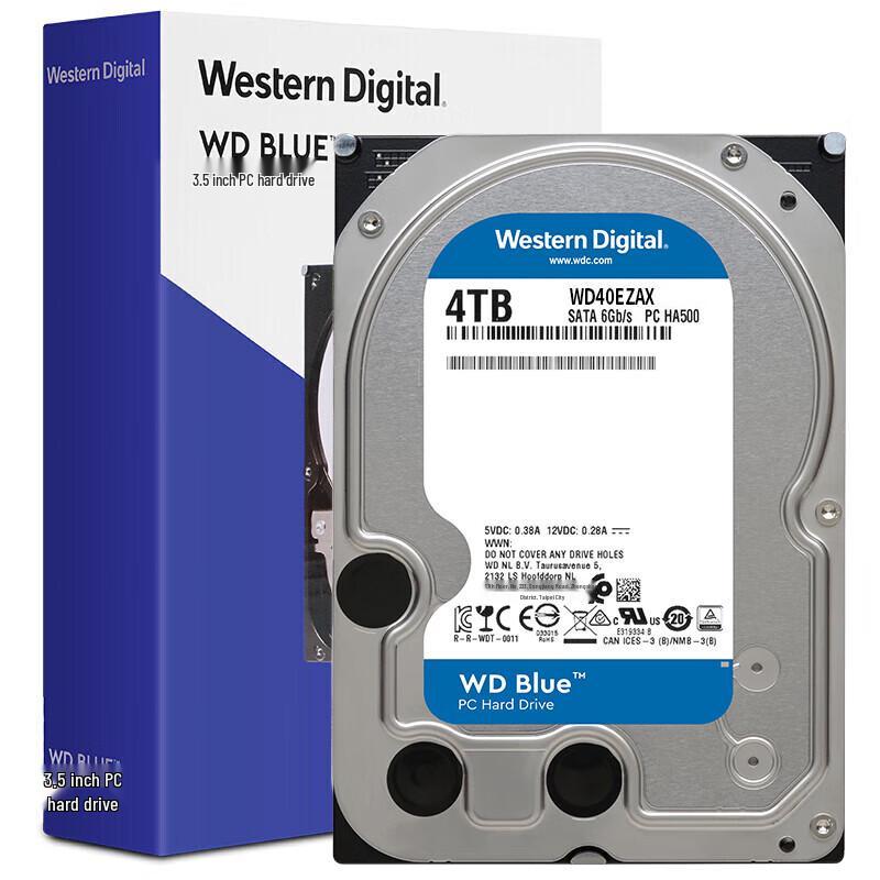 Western Digital WD Blue 4TB 3.5-inch SATA Desktop Hard Drive