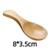 5Pcs Mini Wooden Spoons Small Kitchen Spice Condiment Spoon Sugar Tea Coffee Scoop Short Handle Wood Kids Spoon Kitchen Gadgets
