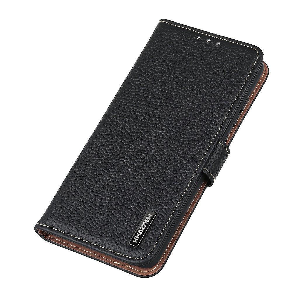 KHAZNEH For Xiaomi Redmi Turbo 4 Pro 5G/Poco F7 5G Case Genuine Cow Leather Flip Phone Cover