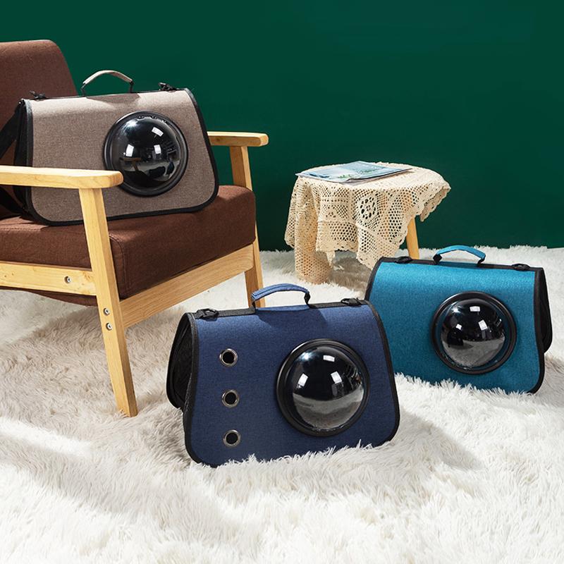 Cat Dog Bag Foldable Duffle Bag Cat Carrier Pet Carrier Foldable Duffel Bag Puppy Kitten Cage Travel Space Capsule