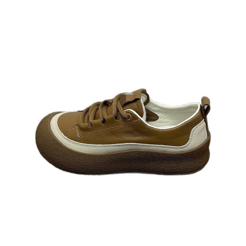 Retro soft baseplate shoes women's autumn new casual single shoes versatile comfortable non-slip mountaineering shoes sports women's shoes