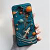 For ZTE Nubia RedMagic 5G Fundas Nubia Red Magic 5S Case Cover Soft Silicone Black Shell Printing Pattern Flower Cartoon Cases