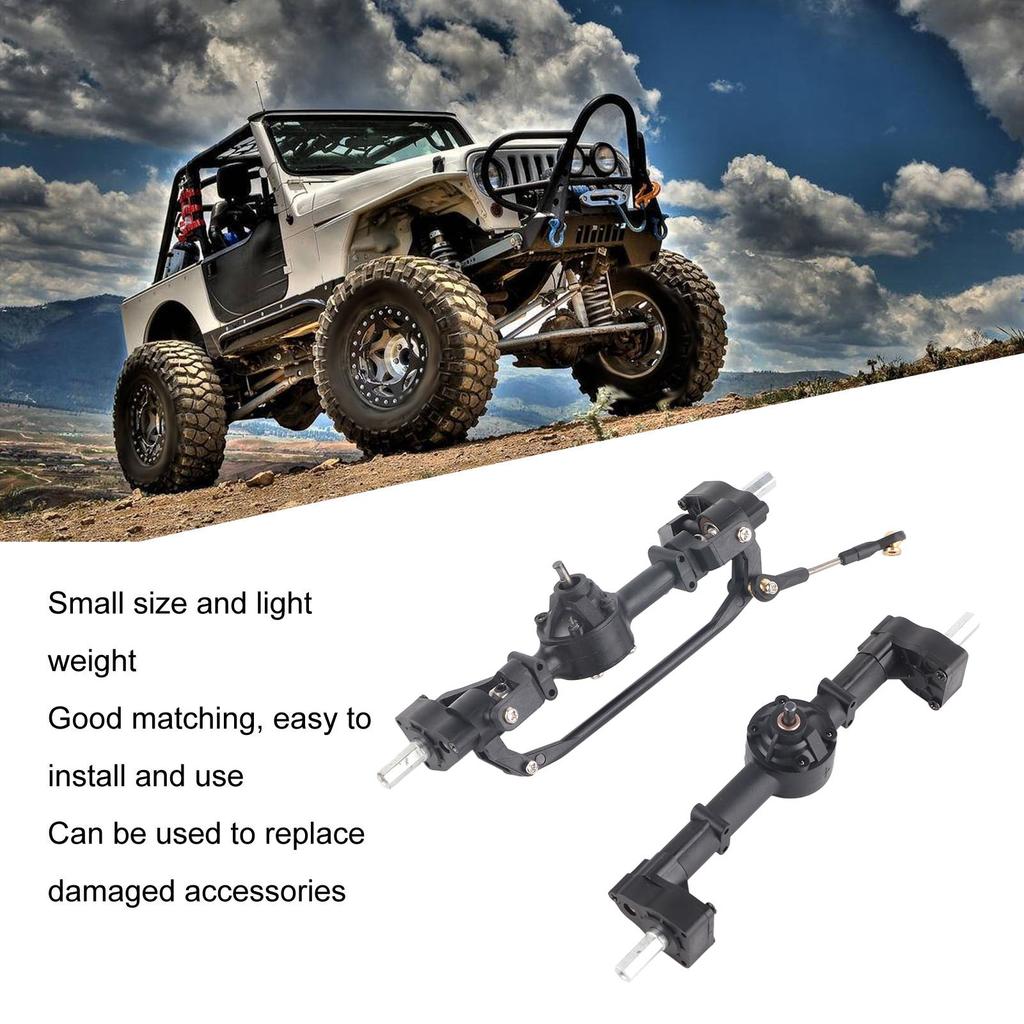 Metal Front Rear Axle Gear Box for WPL C14 C24 C34 C44 B14 B24 1/16 RC Car Upgrade Parts