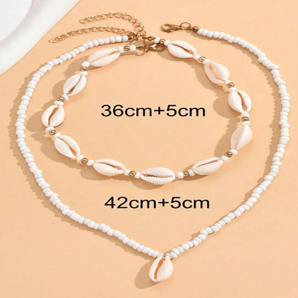Resin Beads Natural Shell Anklets Shell Ankle Bracelet Fashion Leg