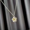 New Vintage 100% Pure 925 Sterling Silver Pendant Frosted Small Flowers Shape Necklaces For Women Luxury Wedding Jewelry