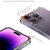 Plain Airbag Shockproof Transparent Silicone Case For iPhone 16 17 15 14 Plus 13 12 Mini 11 Pro Max 16e Ultra Thin Clear Cover