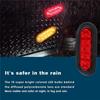 Car Oval 10LED Light Bulbs Brake Lights With Plug12v Turn Signal Lights Universal For Most Cars Trucks Trailer Red Parts