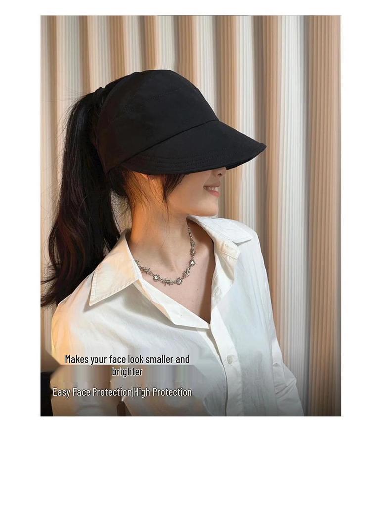 Women's Summer UV Protection Wide-Brim Sun Hat for Cycling