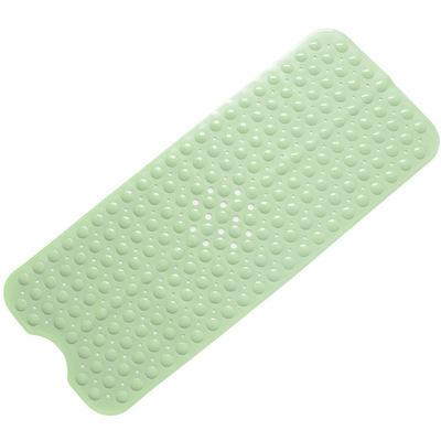 PVC Non-Slip Bath Massage Mat with Drain Holes Bubble Raised Suction Cups for Bathroom Bathtub Floor Use