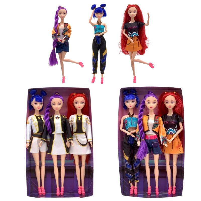 Kpop Demon Hunters Pvc Fashion Doll Toy For Teen Collectors Decoration