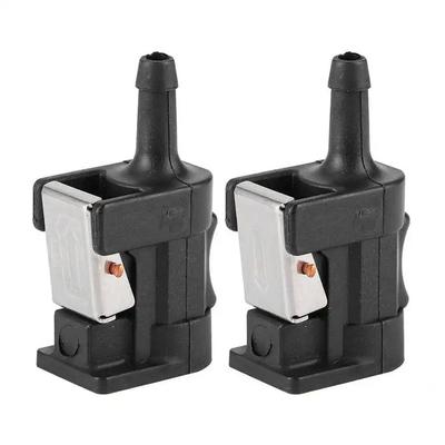 2Pcs Fuel Line Connectors (Engine Side + Tank Side) For Yamaha Marine 6Mm Outboard Motor