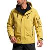 Men's Windproof Hiking Jacket with Hood Long Sleeve Zip Front Outdoor Coat for and Hiking