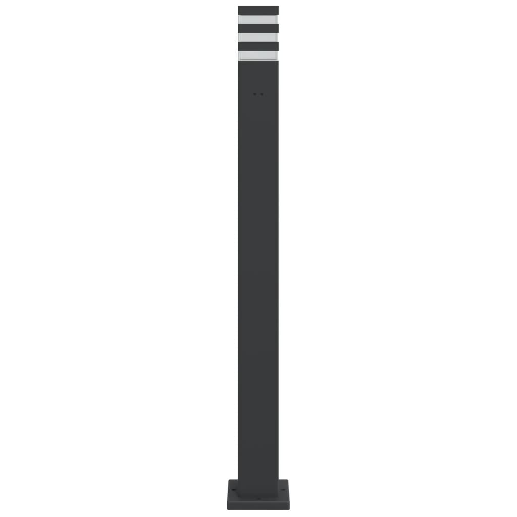 Vidaxl Outdoor Standing Lamp, With Socket, Black, 110 Cm, Aluminum