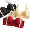 Wire-Free Seamless Push-Up Bra for Small Chest with Adjustable Strap and Underarm Support