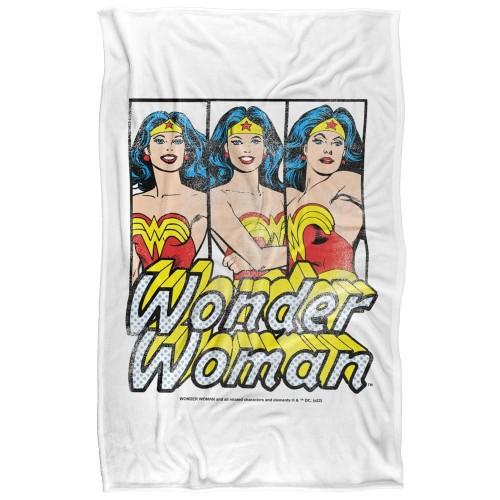Wonder Woman Panels Soft Touch Blanket