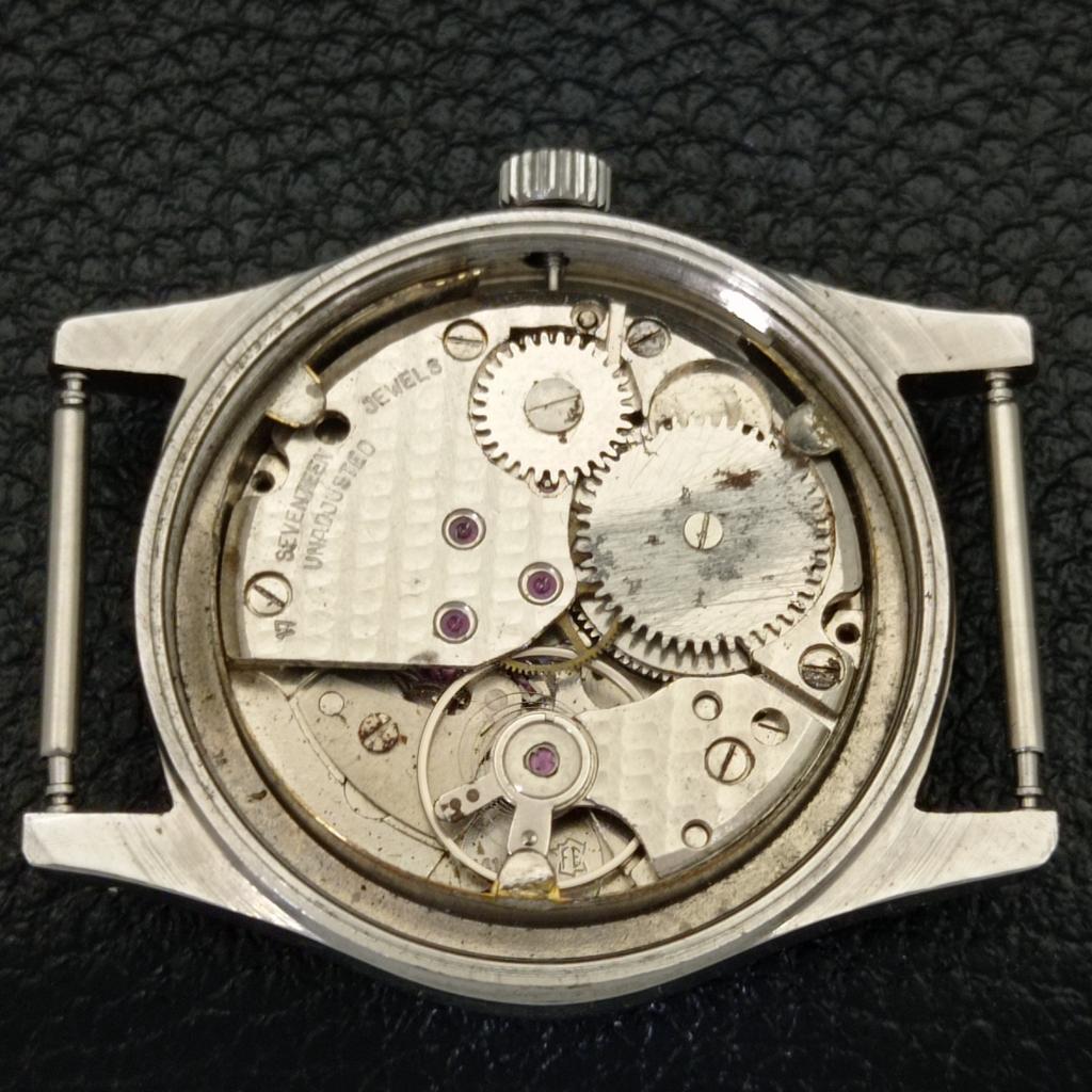 REFURBISHED BONUS HAND-WINDING SWISS MENS GOLDEN COLOR DIAL WATCH a432703-2 R113-a432703