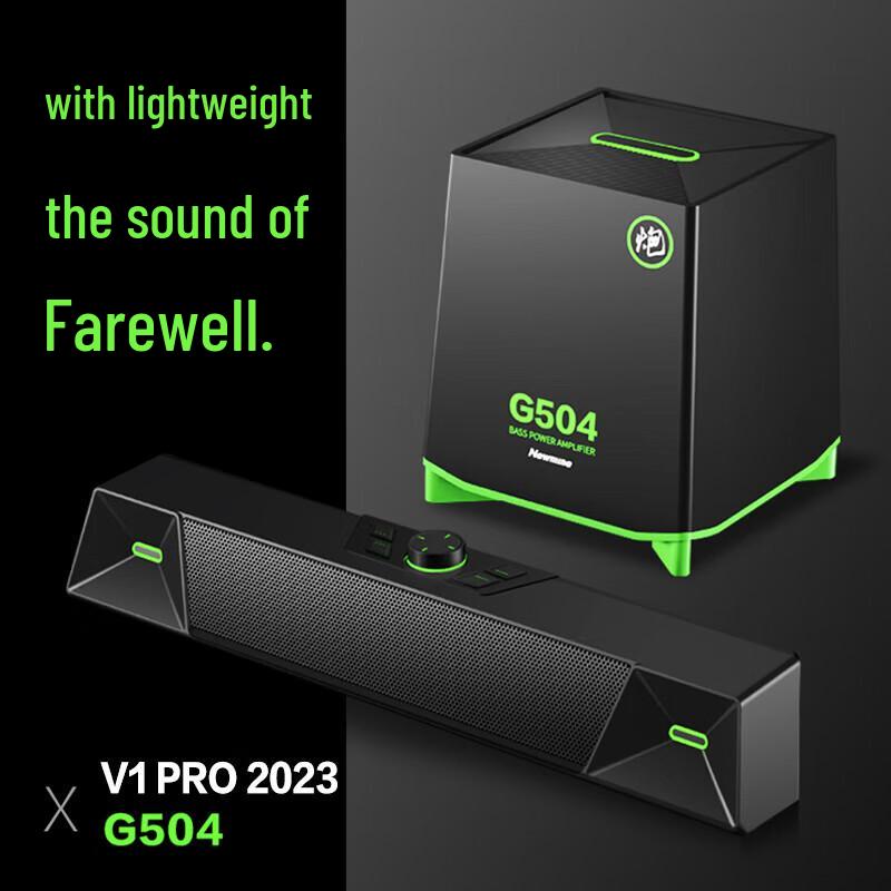 

Newmine V4 Bluetooth 5.3 RGB Computer Speakers