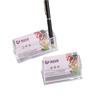 Judian Stationery Acryl-Visitenkartenhalter – Transparente Aufbewahrungsbox für den Schreibtisch