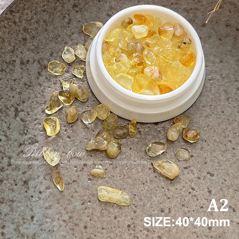 

1 Коробка Мини Разноцветные Шармы для Ногтей из Натурального Камня Неправильной Формы Каменные Аксессуары для Ногтей для DIY Украшений Ногтей