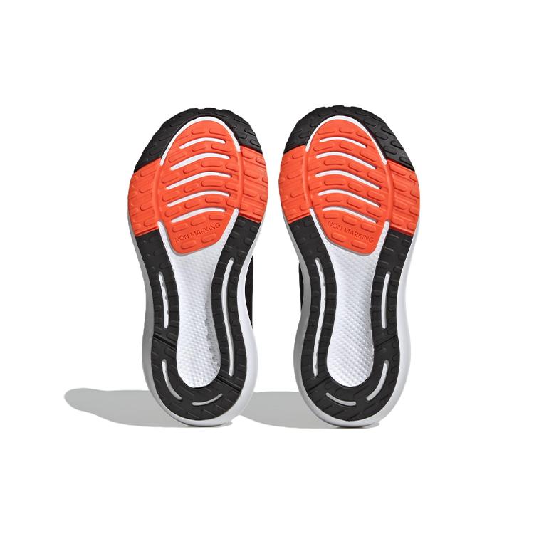 New adidas EQ21 Run 2.0 EL Kids 'Black Impact Orange' GZ2307