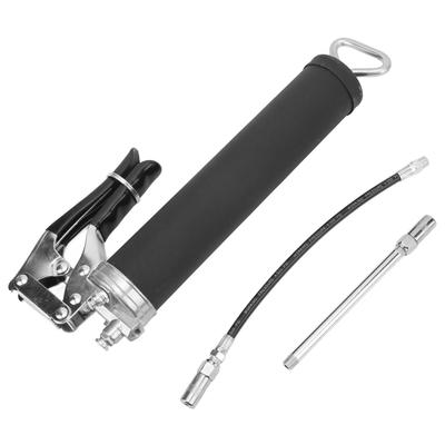 Pistola per grasso per uso intensivo con tubo da 12 pollici 3000-6000 PSI 14 once Pistola con accoppiatore per grasso