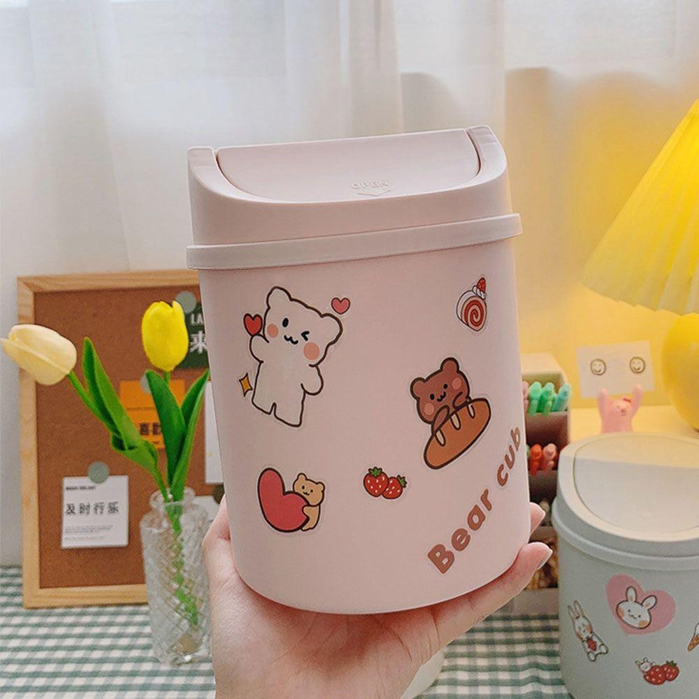 Garbage Disposal Desktop Dustbin Cleaning Tools Trash Can Waste Bin Garbage Bin Dustbin Basket