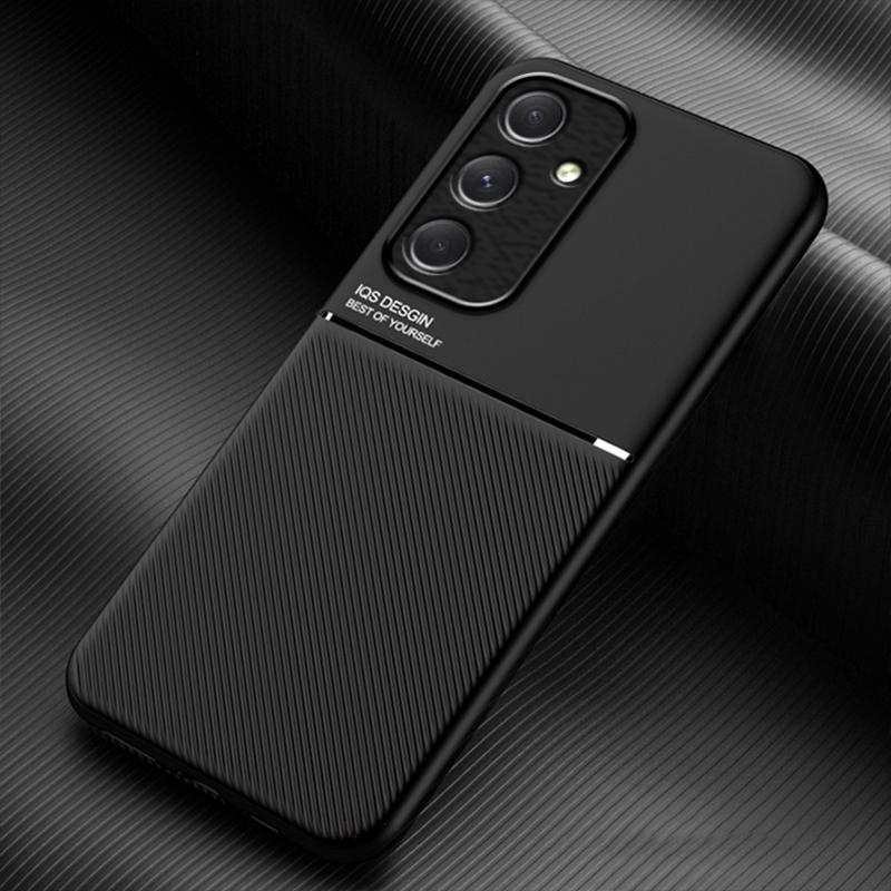 For Samsung Galaxy A25 A55 5G Case Luxury Leather Magnetic Car Holder Phone Case For Samsung A55 A 25 55 5g Silicone Back Cover