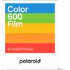 Polaroid Instant Film Color film for 600 – x40 film pack (40 sheets) with white frame (6013)