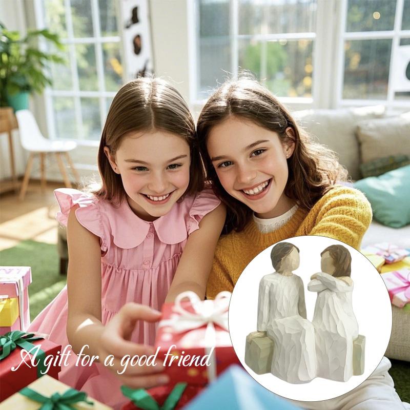 Good Friend Home Sculpture Willow Artwork Trusted Friend Living Room Bedroom Dining Table Decoration Resin Crafts Decora Supplie