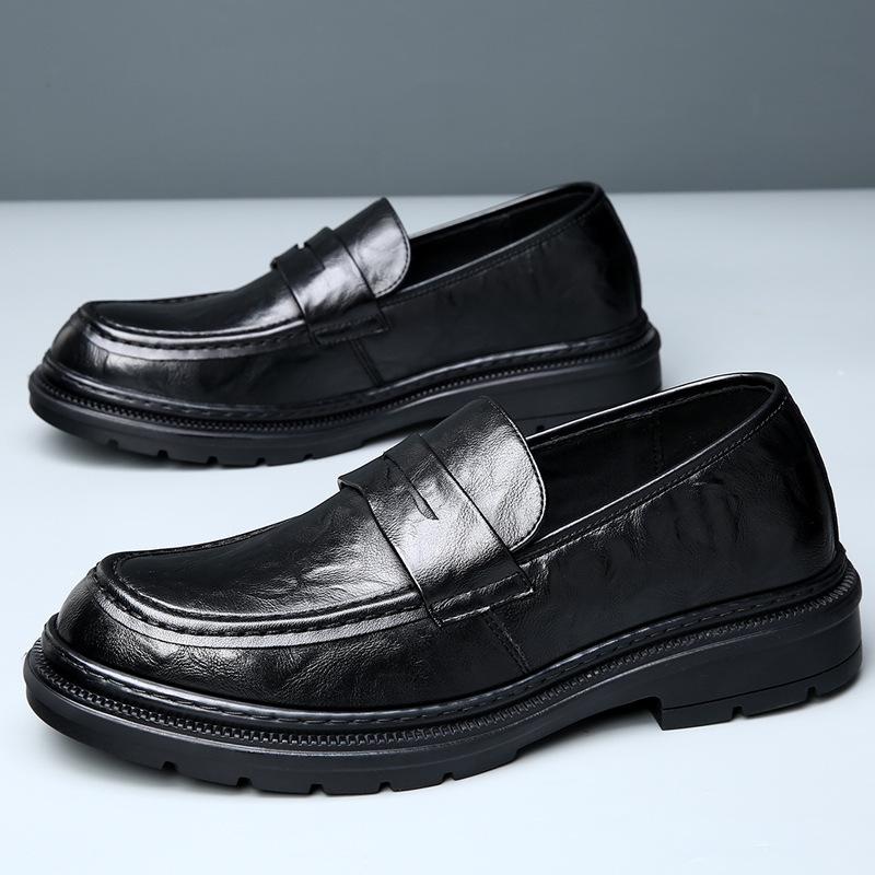 22 Spring New Casual Business Casual Foot Pull-On Comfortable Soft Face Formal Leather Shoes