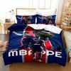 3D Three-Piece Size Football Quilt Cover Quilt Cover Home Textile