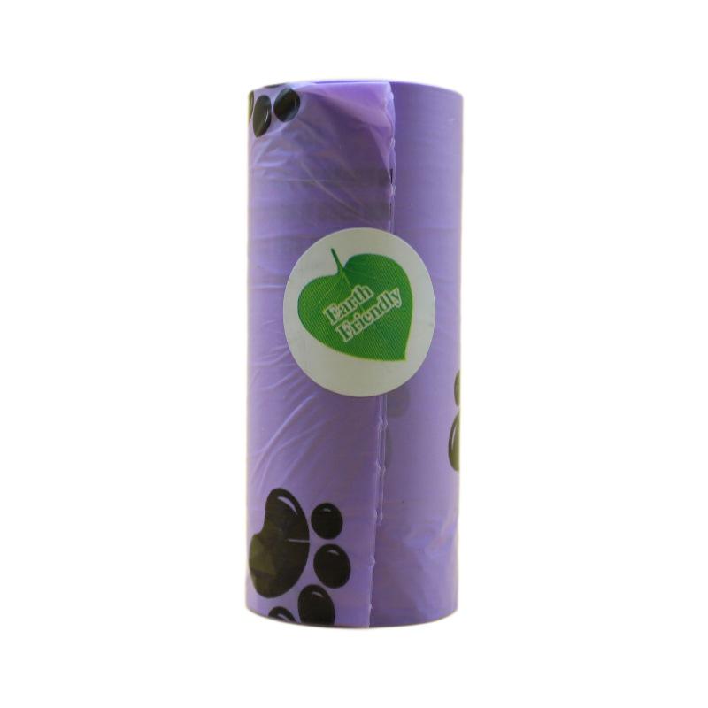 Biodegradable Paw Print Pet Waste Bags - Thick, Disposable, Eco-Friendly Dog Poop Clean-Up