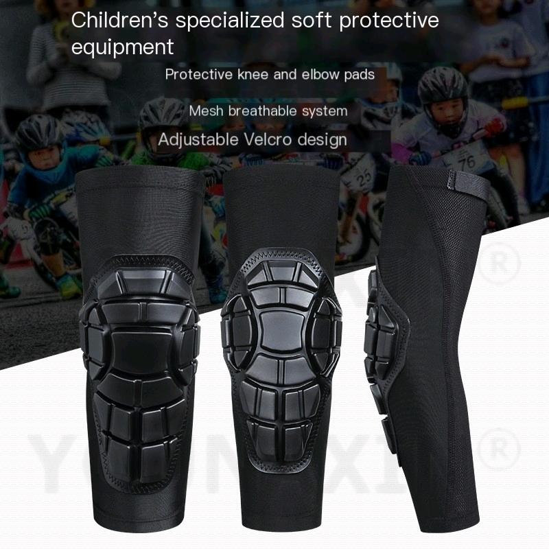 1 Paio Ginocchiere Bambino Pallacanestro Unisex Calcio Baseball Ragazzo Ciclismo Sport Pattinaggio a Rotelle Equipaggiamento Protettivo