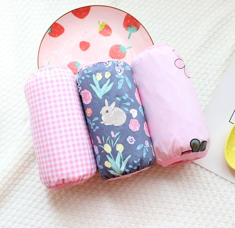 3 Pairs Baby Cotton Arm Sleeves - Stain-Resistant & Waterproof Cartoon Design for Autumn/Winter