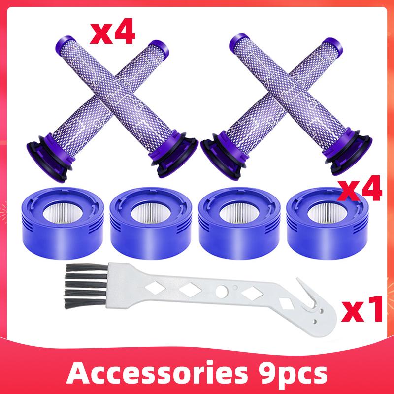 Pasuje do Dyson V7 V8 SV10 SV11 Motorhead Animal / Absolute Filtr wstępny Filtr końcowy Odkurzacz Części zamienne Akcesoria