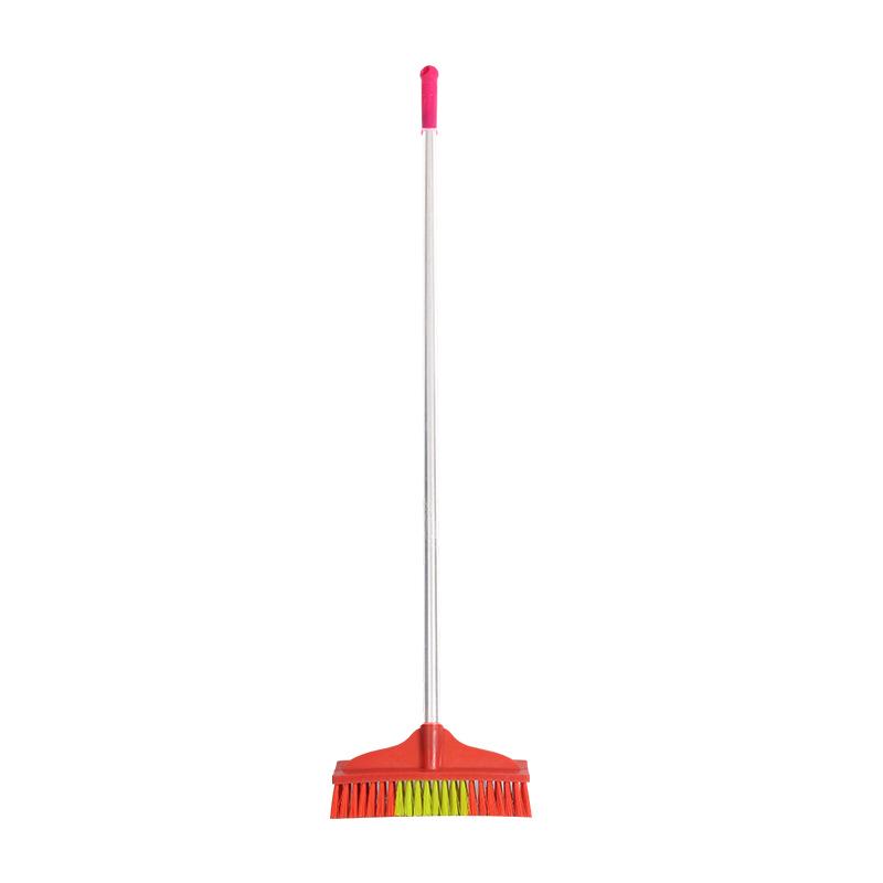 Durable Long-Handle Bathroom Corner Brush with Hard Bristles for Tile and Floor Cleaning