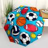 1pc Sports Balls Automatic Folding Umbrella - Portable Collapsible, 8-Rib Durable Frame, Perfect for Outdoor Use,  Yy251218118